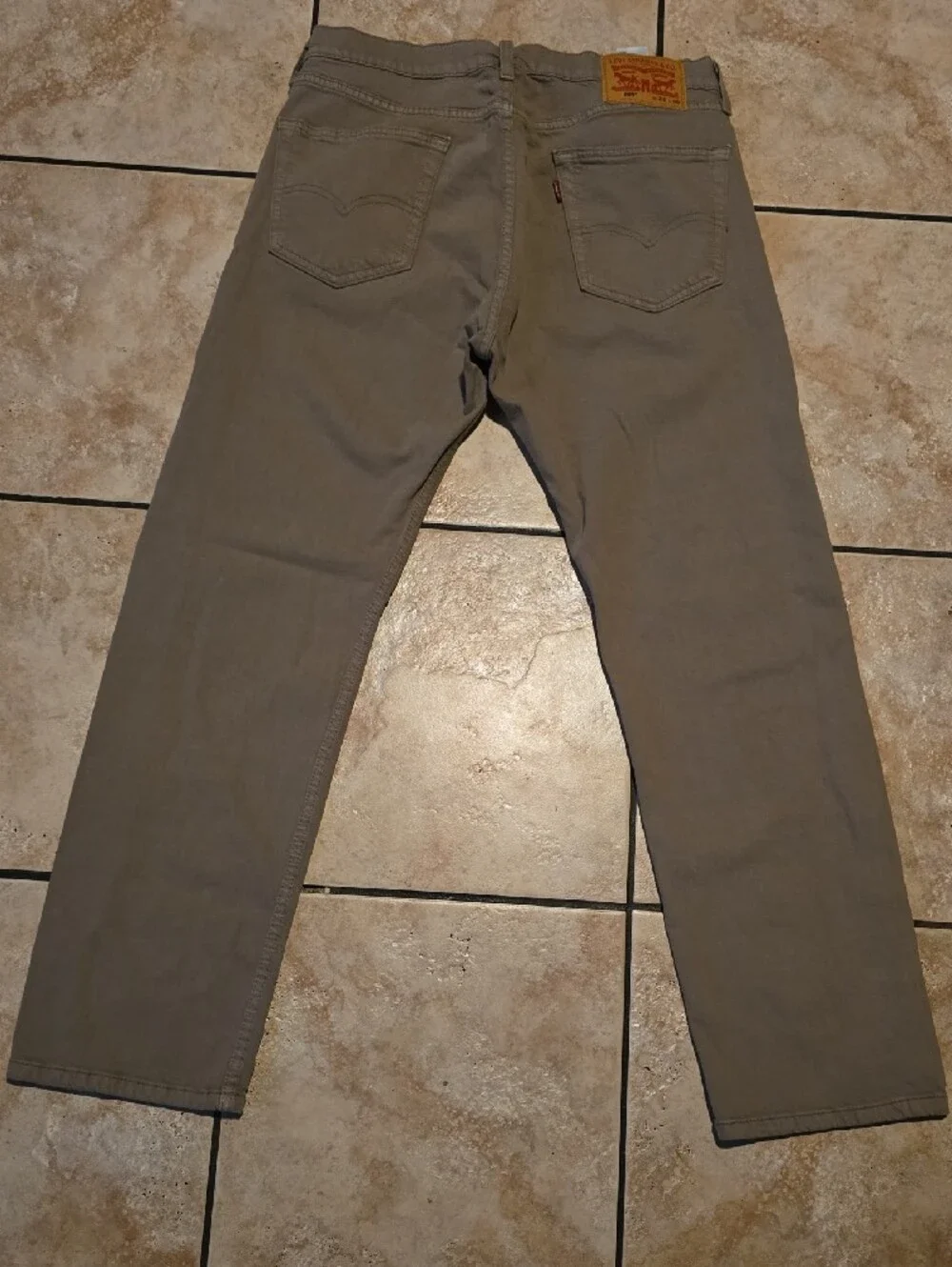 Levi's Men's Straight Jeans - Taupe Brown